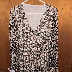 Floral Long Sleeve Dress